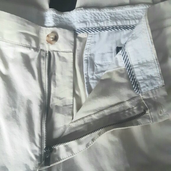 Roundtree & Yorke SZ 40x30 Men's Chinos Off White 100 %Cotton - Picture 3 of 8